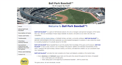 Desktop Screenshot of bpbaseballgame.com